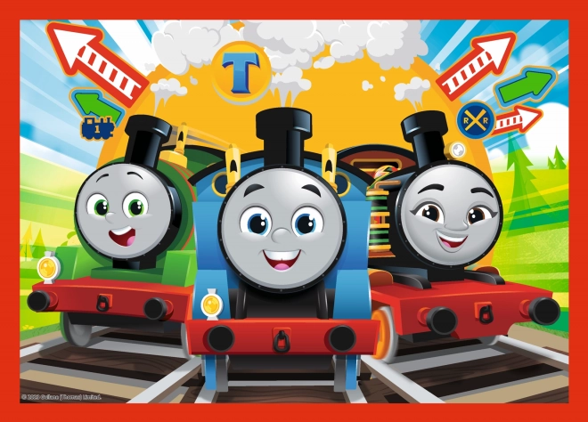 Puzzle 4 in 1 Thomas la Locomotiva