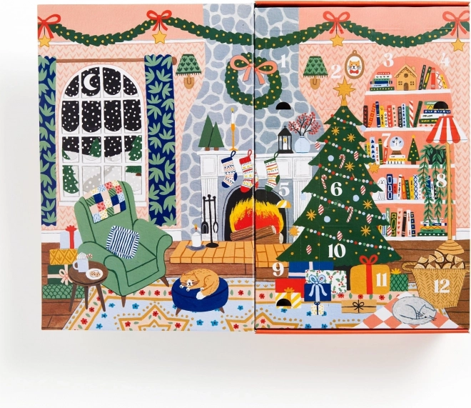 Calendario dell'Avvento puzzle Casa a Natale