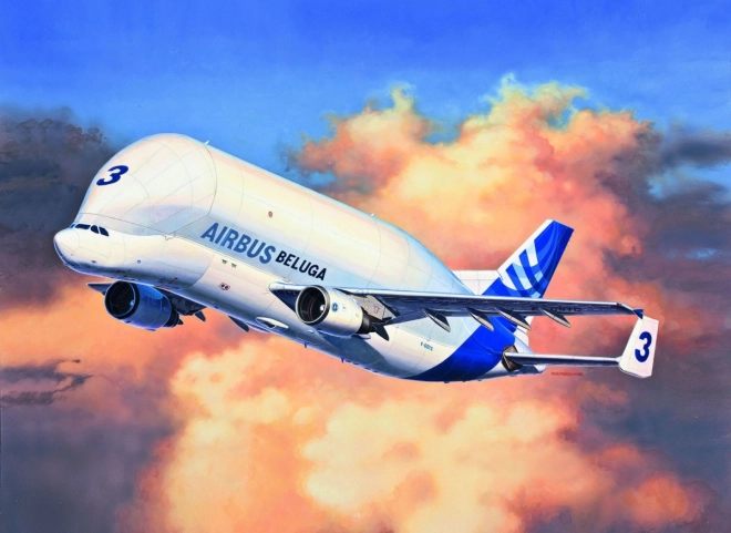 Forma iconica del Beluga con dettagli realistici