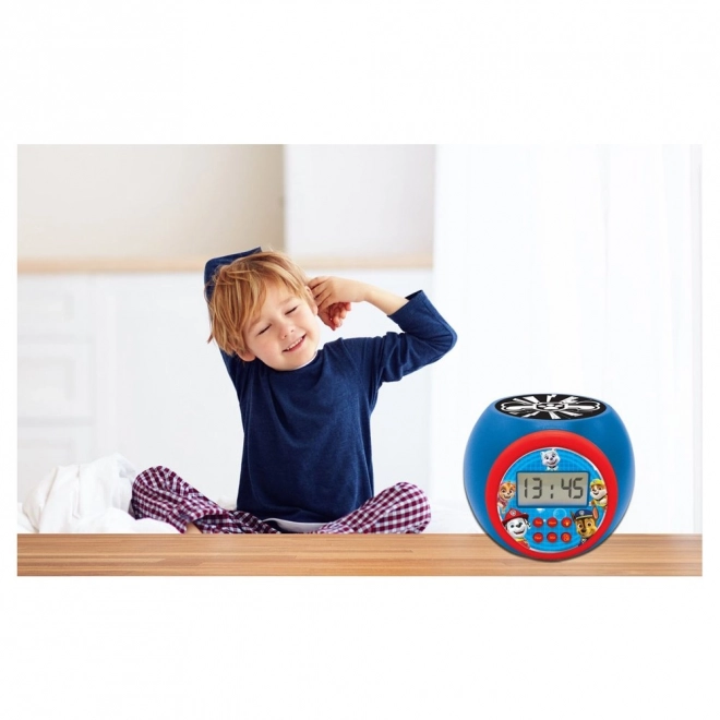 Sveglia proiettore digitale per bambini con tema Paw Patrol