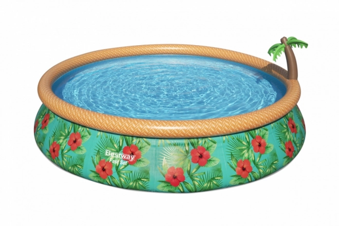 Piscina gonfiabile con spruzzatore tropicale Bestway 457 x 84 cm
