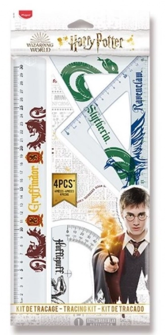 Set di Righelli Harry Potter MAPED 4 Pezzi