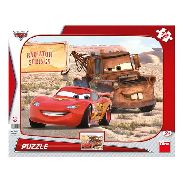 Puzzle Dino Cars: Saetta McQueen e Cricchetto