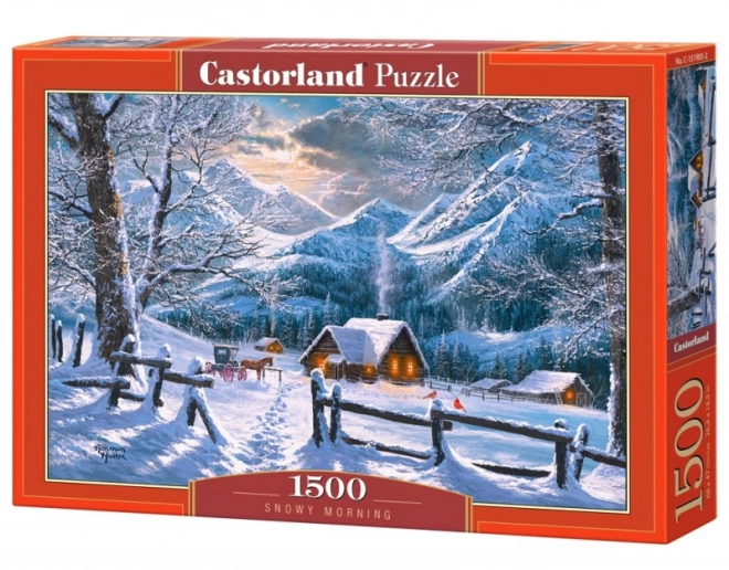 Puzzle Castorland Mattina Innevata 1500 Pezzi