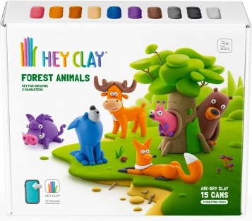 Pasta modellabile Hey Clay Animali del bosco