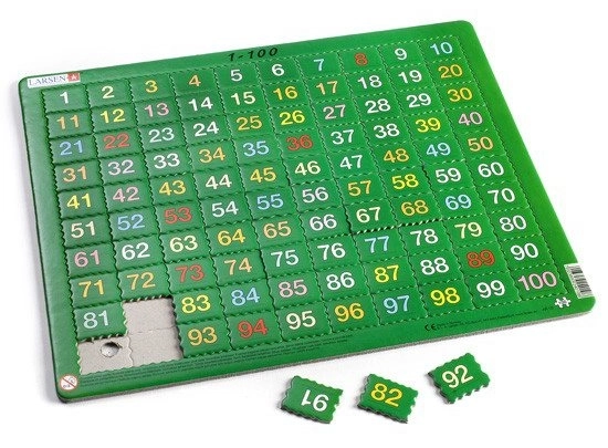 Larsen puzzle educativo Contare fino a 100