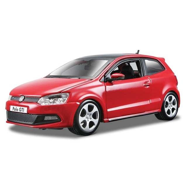 Modello Die-cast VW Polo GTI Mark 5 Bburago 1:24 Rosso