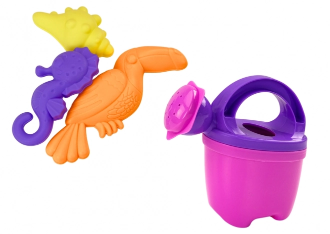 Set Da Spiaggia Con Unicorno Viola