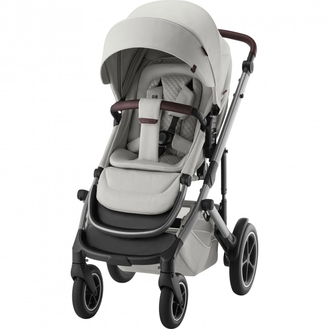 Passeggino Smile 5Z con navicella Lux, Grigio Lino