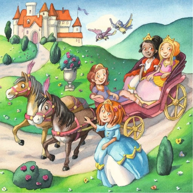 Puzzle Principesse Ravensburger 3x49 pezzi