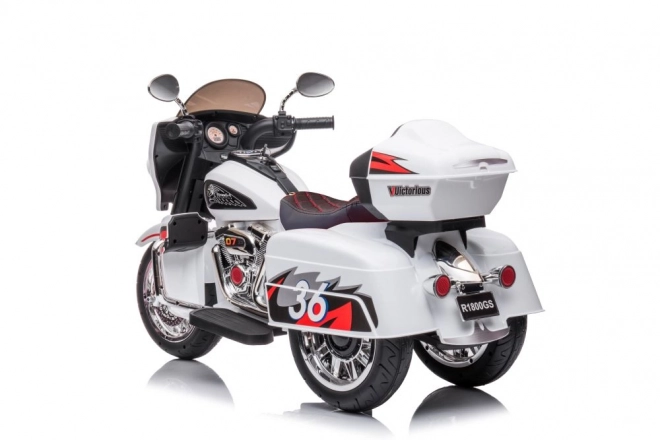 Moto a Batteria Triciclo Goldwing Bianco