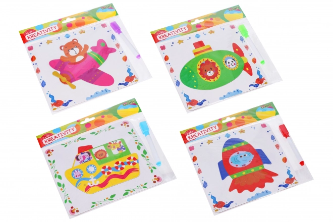 Set creativo 2 in 1 - puzzle e lavagna