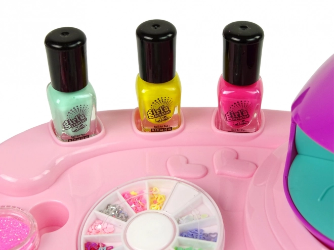 Set per Nail Art con Smalti Glitter e Lampada