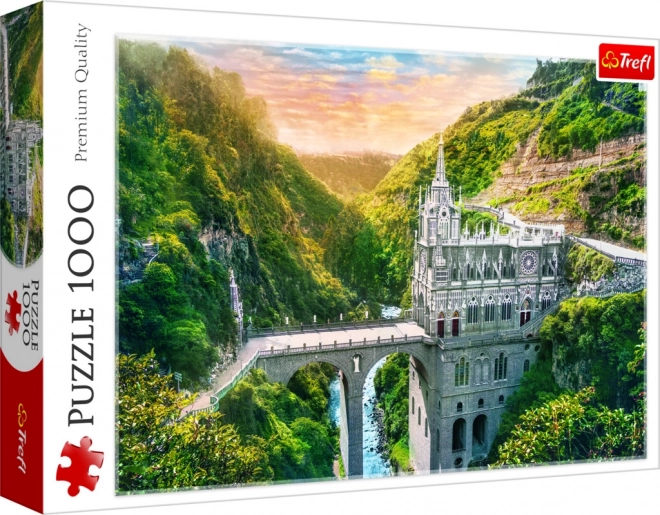 Puzzle Santuario di Las Lajas Colombia 1000 pezzi