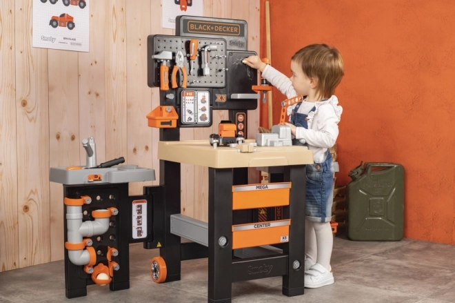 Smoby Black & Decker megadīlna per piccoli tuttofare