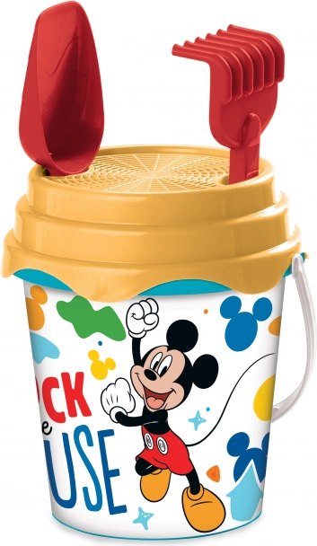 Secchio con attrezzi Mickey Mouse 17 cm
