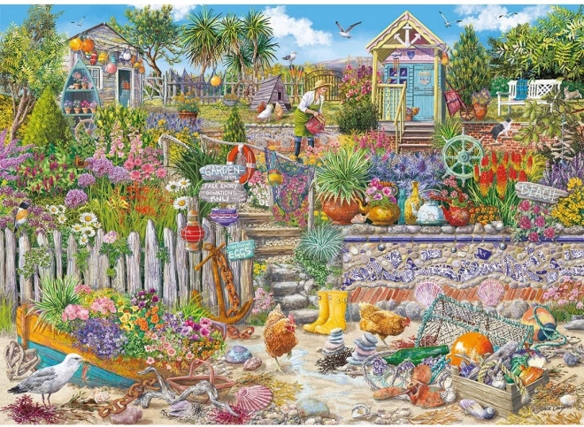 Puzzle Giardino sulla Spiaggia 1000 Pezzi