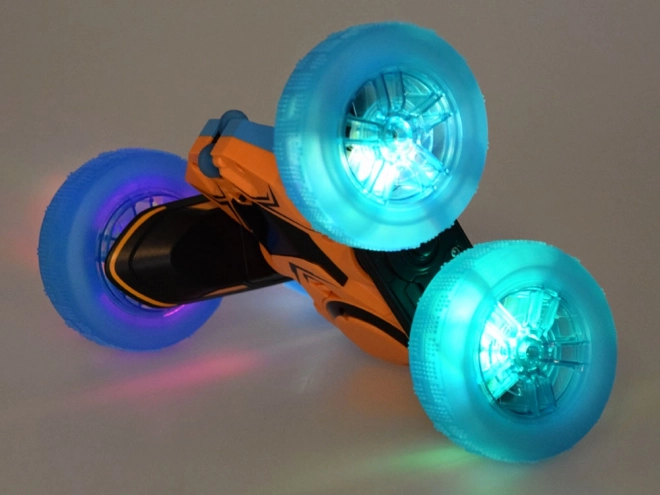 Macchina acrobatica 360 gradi Stunt Car con ruote luminose