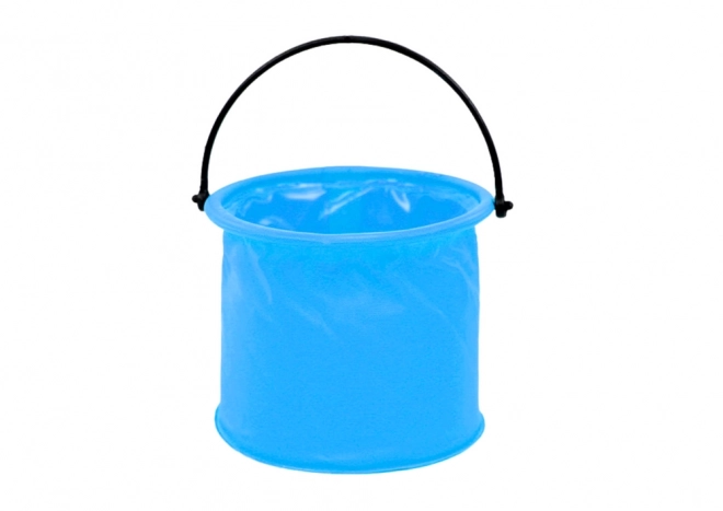 Secchiello pieghevole multifunzionale in PVC per l'acqua blu