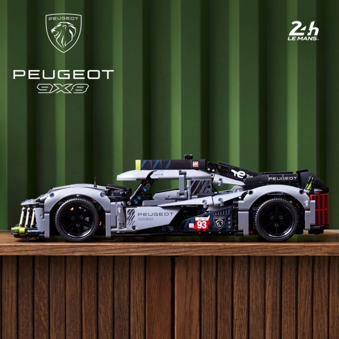 Hipersportiva Ibrida PEUGEOT 9X8 Le Mans 24H LEGO Technic