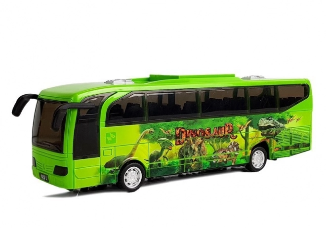 Autobus parco dei dinosauri Jurassico con suoni e luci