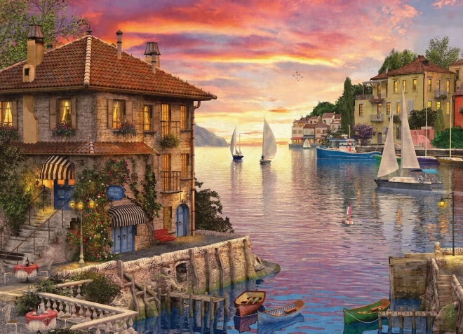 Puzzle porto mediterraneo 1000 pezzi