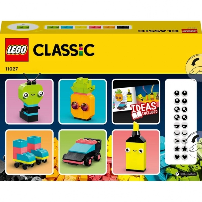 Lego Classic - Gioco creativo con colori neon