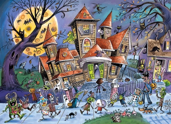 Puzzle per famiglie Casa stregata 350 pezzi COBBLE HILL