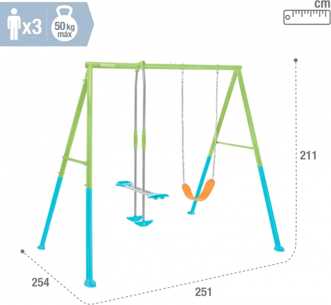 Altalena da giardino per bambini INTEX Glider