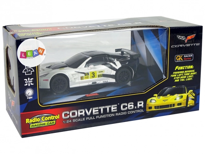 Auto sportiva radiocomandata 1:24 Corvette C6.R bianco