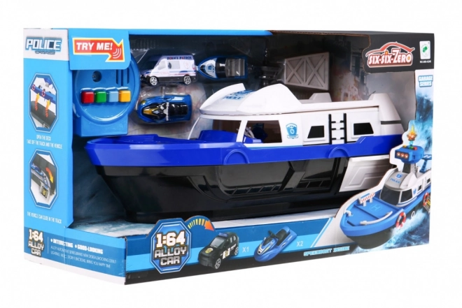 Nave da Polizia Interattiva 2 in 1 per Bambini 3+