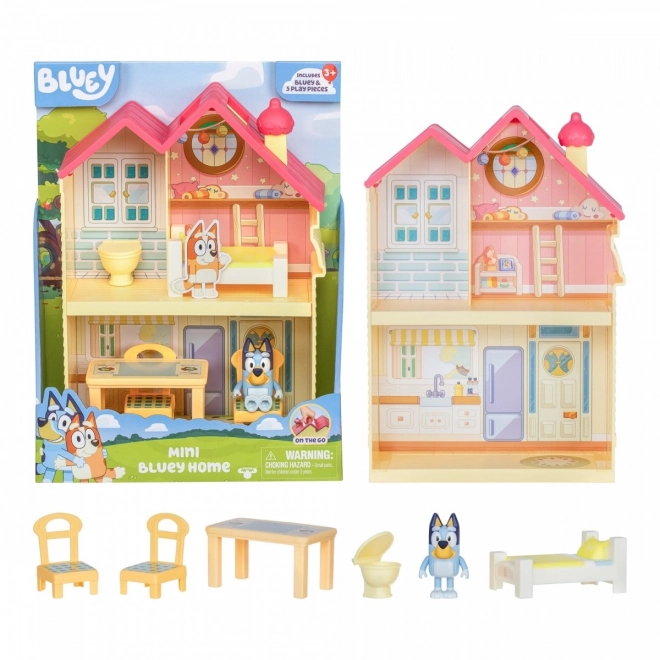 Set figurine mini casa della famiglia Bluey