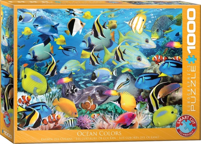 Puzzle Colori dell'Oceano 1000 Pezzi