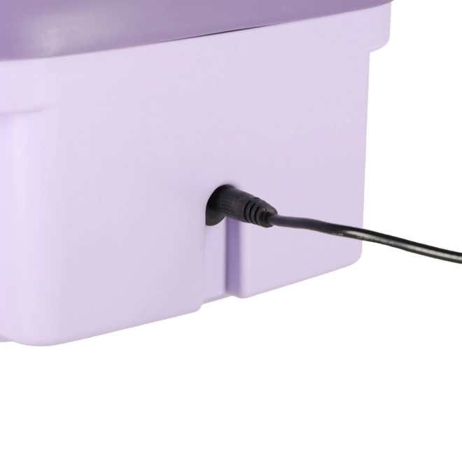 Lavatrice Portatile Mini Pieghevole da Viaggio 8L Viola