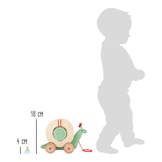 Lumaca con sorteri su corda Montessori