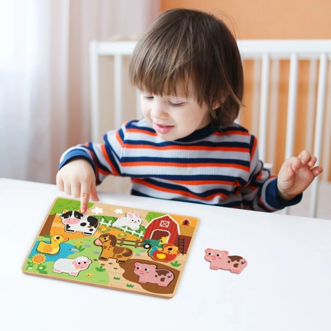 Puzzle ad incastro Fattoria per bambini di 2Kids Toys