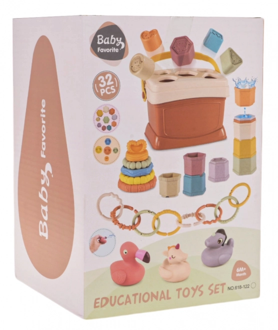 Set giocattolo educativo con sorter