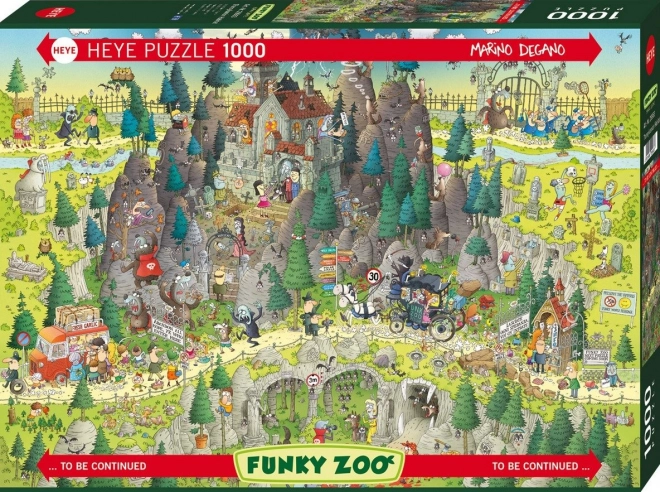 Puzzle HEYE Zoo di Transilvania 1000 pezzi