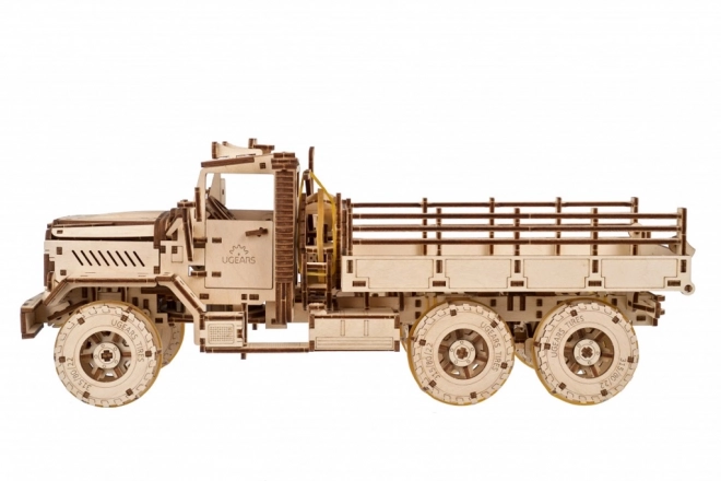 Modello camion meccanico in legno 3D di Ugears