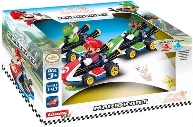 Veicoli Mario Kart pull-back 3 pack