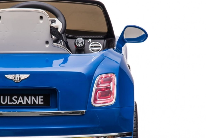 Auto Elettrico per Bambini Bentley Mulsanne Blu Lucido