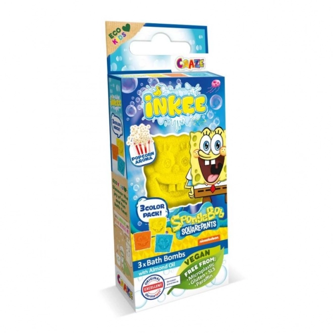 Mini Pack Bombe da Bagno Frizzanti - Sponge Bob