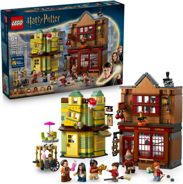 Prodotti di prima qualità per il Quidditch e Gelateria LEGO Harry Potter