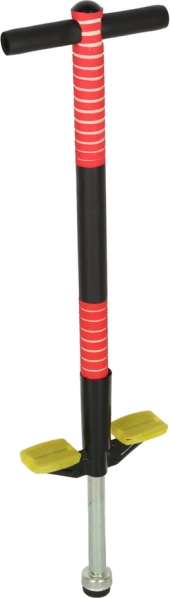 Bastone da salto Pogo rosso con altezza regolabile