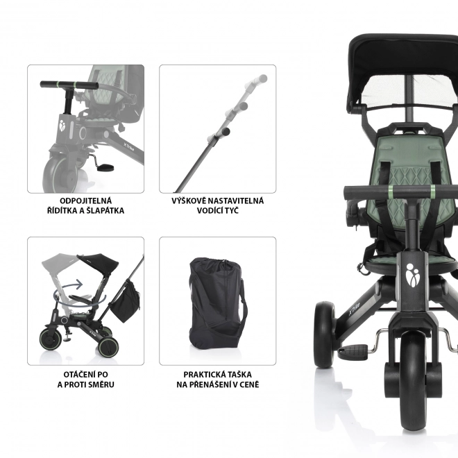 Ticiclo multifunzione X Trike district green