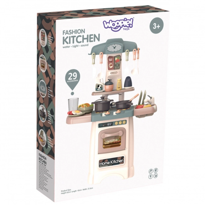 Cucina Giocattolo Interattiva Modna con Acqua e Luci