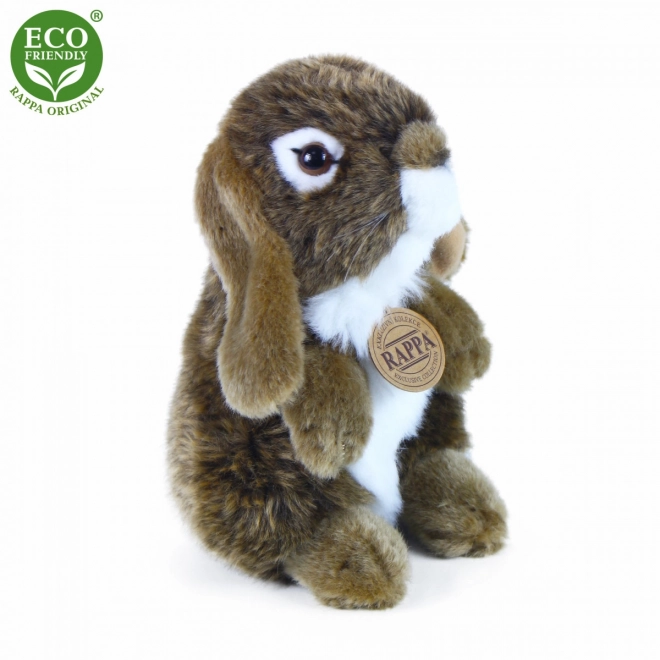 Coniglio in peluche marrone 18 cm eco-friendly