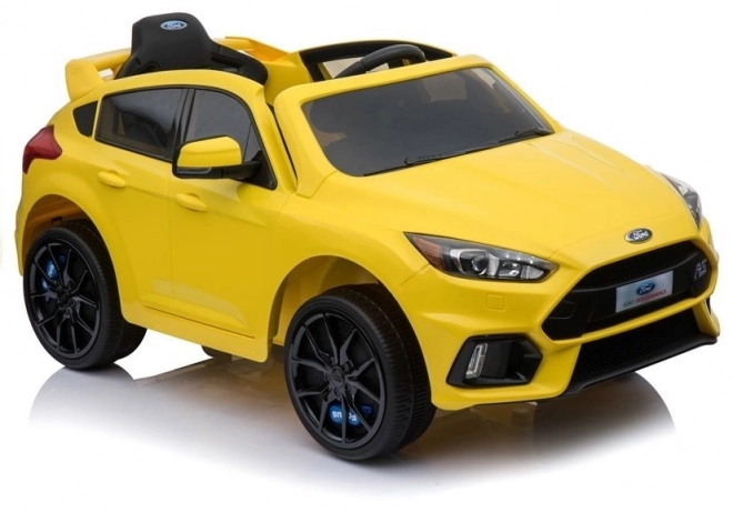 Auto elettrico bambini Ford Focus RS giallo