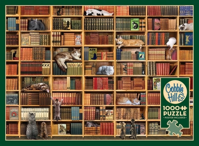 Puzzle Libreria Di Gatti Cobble Hill 1000 Pezzi