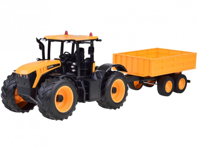 Trattore JCB con rimorchio telecomandato Double E 1:16